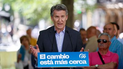 Feijóo eleva la presión a los socios de Sánchez: "Haré todo lo posible para cambiar al Gobierno y cuando digo todo es todo"