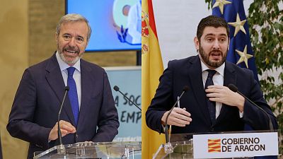 PP y Vox ven "voluntad de acuerdo" en Aragón e "intensificarán" sus reuniones para investir a Azcón