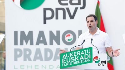 Pradales se erige como la "única alternativa" que puede "parar a EH Bildu" y apuesta por un nuevo pacto con el PSE