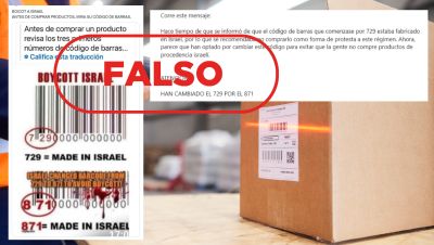 El prefijo 729 no indica que un producto sea de origen israelí El prefijo 729 no indica que un producto sea de origen israelí