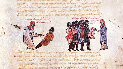El primer cómic de la historia, el Skylitzes Matritensis, se expone en la Biblioteca Nacional