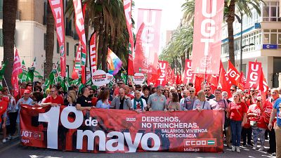 Las manifestaciones por el Día del Trabajo en España y el resto del mundo, en imágenes