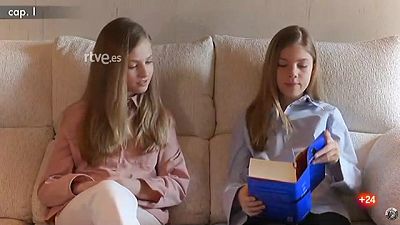 Leonor y Sofía participan en la lectura virtual de 'El Quijote' que homenajea a los que luchan contra el Covid-19
