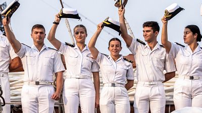 La princesa Leonor llega a Nueva York a bordo del buque escuela Elcano tras cinco meses de travesía