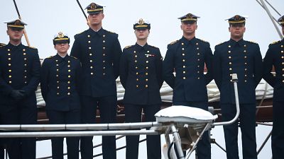 La princesa Leonor llega a Valparaíso (Chile) en el buque escuela Juan Sebastián Elcano