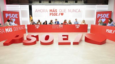 Reunión de la Ejecutiva Federal del PSOE, en su sede de la calle Ferraz. Reunión de la Ejecutiva Federal del PSOE, en su sede de la calle Ferraz.
