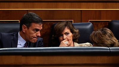 PSOE y Podemos escenifican en el Congreso el abismo que los separa PSOE y Podemos escenifican en el Congreso el abismo que los separa