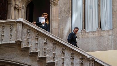 PSPV y Compromís critican el borrado de las cámaras de seguridad del Palau de la Generalitat el día de la dana