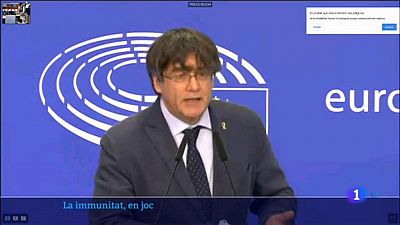 Puigdemont demana a l'Eurocambra que no accepti la "pressió espanyola" per aixecar-los la immunitat