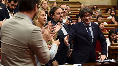Puigdemont supera la cuestión de confianza sin que la CUP garantice los Presupuestos