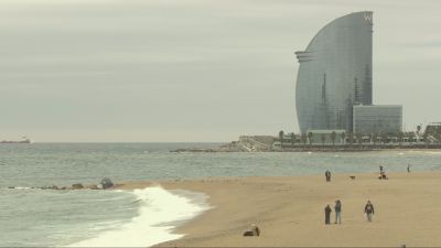 Platja de la Barceloneta, Barcelona. Platja de la Barceloneta, Barcelona.
