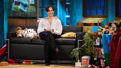 El cantante italiano Damiano David visita La Revuelta 9/4/25 El cantante italiano Damiano David visita La Revuelta 9/4/25