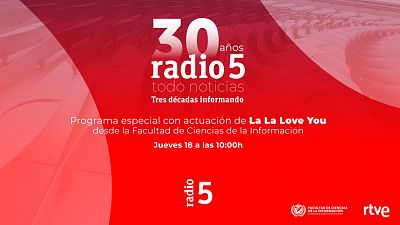 Radio 5: 30 años de servicio público Todo Noticias