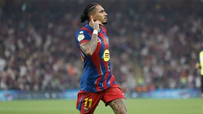 Raphinha: ''Antes de Flick tenía un pie fuera del Barcelona'' | Ver