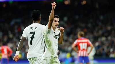 Brahim ha sido autor del gol de la victoria del Madrid. Brahim ha sido autor del gol de la victoria del Madrid.