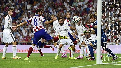 Ligera ventaja del Atlético sobre el Real Madrid en la ida de la Supercopa