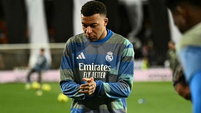 El Real Madrid confirma el esguince de rodilla de Mbappé tras consultar médicos externos