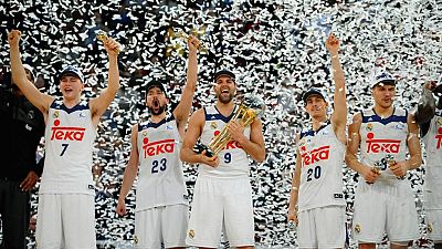 El Real Madrid de baloncesto celebra su cuarta Copa consecutiva - Baloncesto en RTVE | Ver El Real Madrid de baloncesto celebra su cuarta Copa consecutiva - Baloncesto en RTVE | Ver