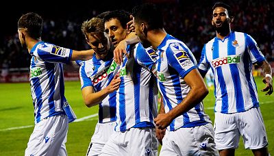 La Real Sociedad acaba con el sueño del Mirandés y jugará una final de Copa 32 años después