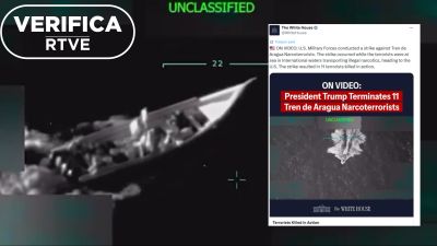 El vídeo del ataque de EE.UU. a un barco con droga venezolano: ¿realidad o IA?