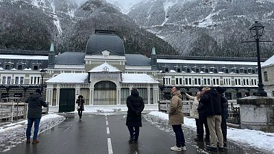 La histórica estación de Canfranc, hoy convertida en hotel de lujo.