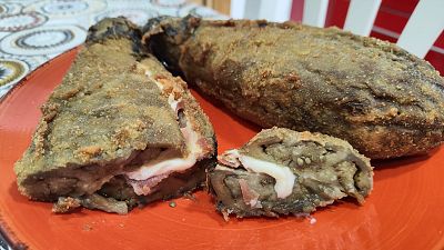 Receta de cachopo de berenjena, una forma original de hacer verdura