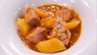 Receta de marmitako de Chambo en MasterChef 14