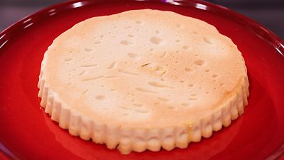 Receta de tarta invertida de limón y chocolate blanco de Chambo en MasterChef 14