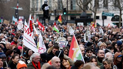 Los franceses vuelven a la calle contra la reforma de las pensiones de Macron que eleva la edad de jubilación