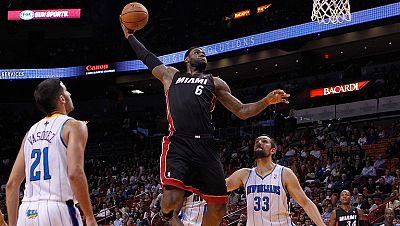 Los Heat de Miami y su estrella LeBron James, actuales campeones, parten como favoritos en la temporada 2012-13 de la NBA que comienza mañana, con los Lakers de Pau Gasol, reforzados con el base canadiense Steve Nash y el pívot Dwight Howard como alt