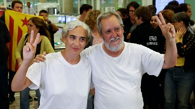 Ada Colau i Jordi Coronas ja són a Barcelona