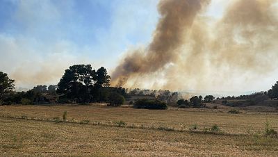 Controlat l'incendi de Ciutadilla