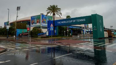 Aplazado al viernes el estreno de la Billie Jean King Cup por culpa de la DANA que azota Málaga