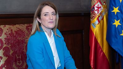 Roberta Metsola: "Tenemos que trasladar la alta participación electoral en España también al contexto europeo"