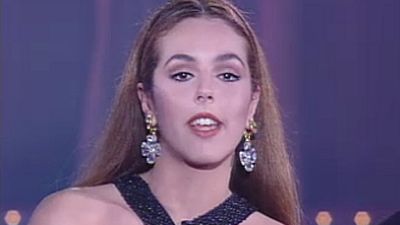 Rocío Carrasco en su primer trabajo en televisión: así fue su cómico y 'accidentado' debut