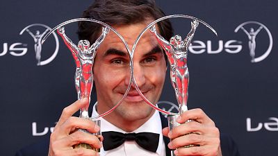 El tenista suizo Roger Federer fue el gran protagonista de la Gala  de los Premios Laureus 2018, los considerados Oscar del deporte que  se entregaron este martes en Montecarlo, tras conquistar los dos a  los que estaba nominado, mientras que en el l