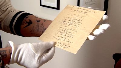 RTVE accede a un poema inédito atribuido a Lorca que permanecía oculto en el reverso de uno de sus manuscritos