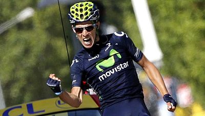El portugués del Movistar Rui Costa se hace con la etapa 16 del Tour
