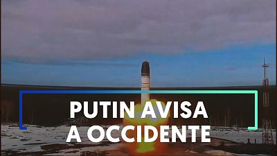 Rusia lanza un misil intercontinental: "Hará que se lo piensen dos veces los que intentan amenazar nuestro país"