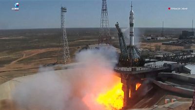 La nave tripulada rusa Soyuz MS-27 se acopla con éxito a Estación Espacial Internacional