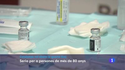 Catalunya vol abans la quarta dosi per a persones de més de 80 anys Catalunya vol abans la quarta dosi per a persones de més de 80 anys