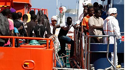 Salvamento Marítimo rescata a 423 personas en 17 pateras al sur de España en las últimas horas