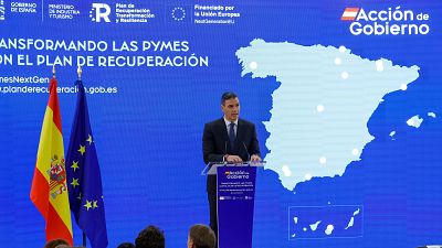 Sánchez anuncia 4.500 millones en subvenciones y 50.000 millones en préstamos para pymes