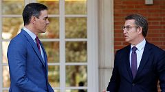 Feijóo y Sánchez se reunirán este miércoles a las 10 en el Congreso para hablar de la investidura