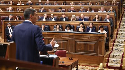 Sánchez pide a Feijóo escuchar a la ONU hablar de "genocidio" y este le acusa de ser capaz de pactar hasta con Netanyahu
