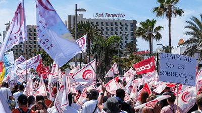 La huelga del sector turístico en Tenerife termina tras dos días sin incidencias