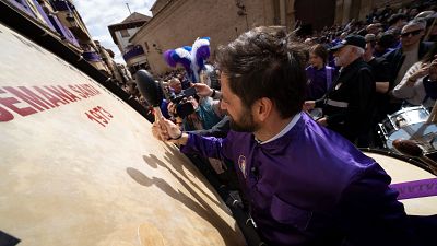La tradicional 'Rompida de la Hora' de Calanda da paso a 26 horas ininterrumpidas de redoble de tambores