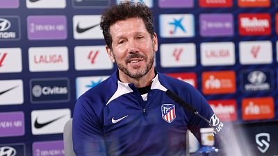 Simeone: "El ambiente de Arabia va a ser similar al del Bernabéu y ellos ahí son fuertes"