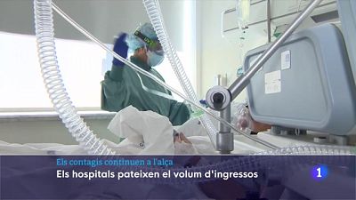 La sisena onada segueix creixent: augmenten els ingressos per  la covid i alerten de col·lapse als hospitals