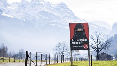 Suiza aprueba en referéndum y con un margen escaso prohibir el burka y ocultar el rostro en público